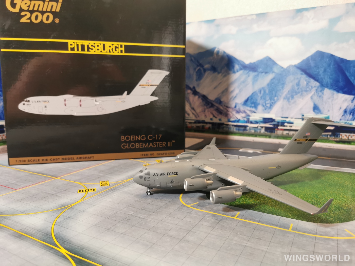 Geminijets 1:200 G2AFO1206 USAF 美国空军 Boeing C-17 00-0180