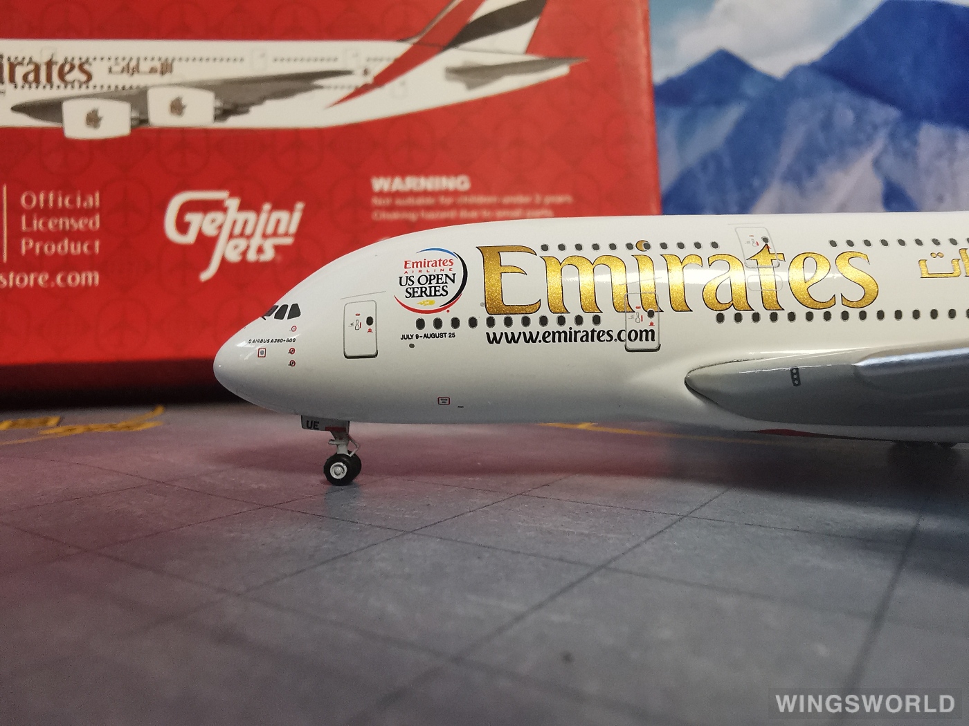 Geminijets 1:400 GJUAE1190 Emirates 阿联酋航空 Airbus A380-800 A6-EDM