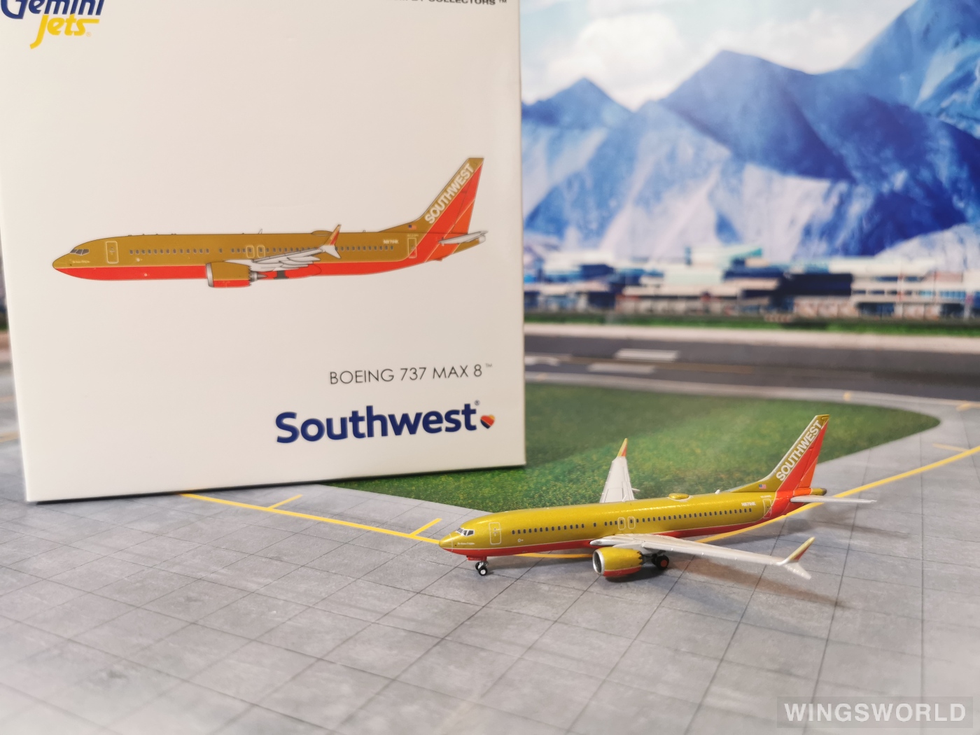Geminijets 1:400 GJSWA2186 Southwest Airlines 美国西南航空 Boeing 737 MAX 8 N871HK