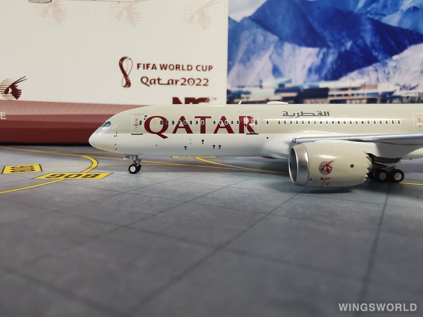 NGmodels 1:400 NG55105 Qatar 卡塔尔航空 Boeing 787-9 A7-BHE