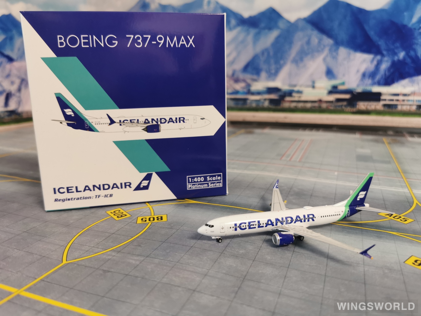 Phoenix 1:400 PH11789 Icelandair 冰岛航空 Boeing 737 MAX 9 TF-ICB