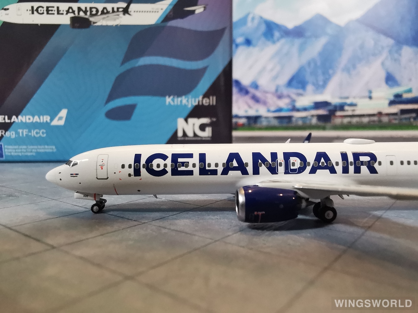 NGmodels 1:400 NG89007 Icelandair 冰岛航空 Boeing 737 MAX 9 TF-ICC
