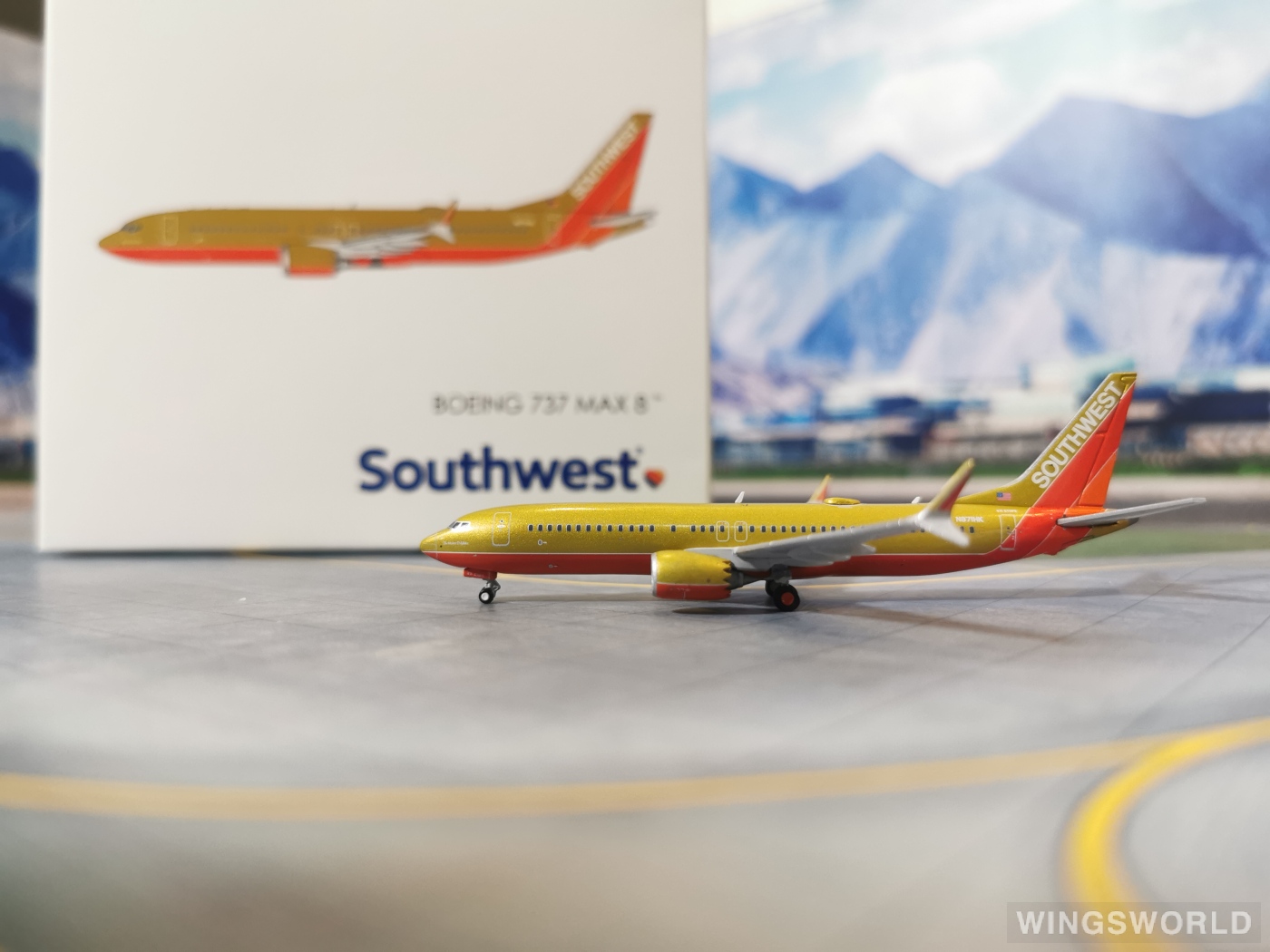 Geminijets 1:400 GJSWA2186 Southwest Airlines 美国西南航空 Boeing 737 MAX 8 N871HK
