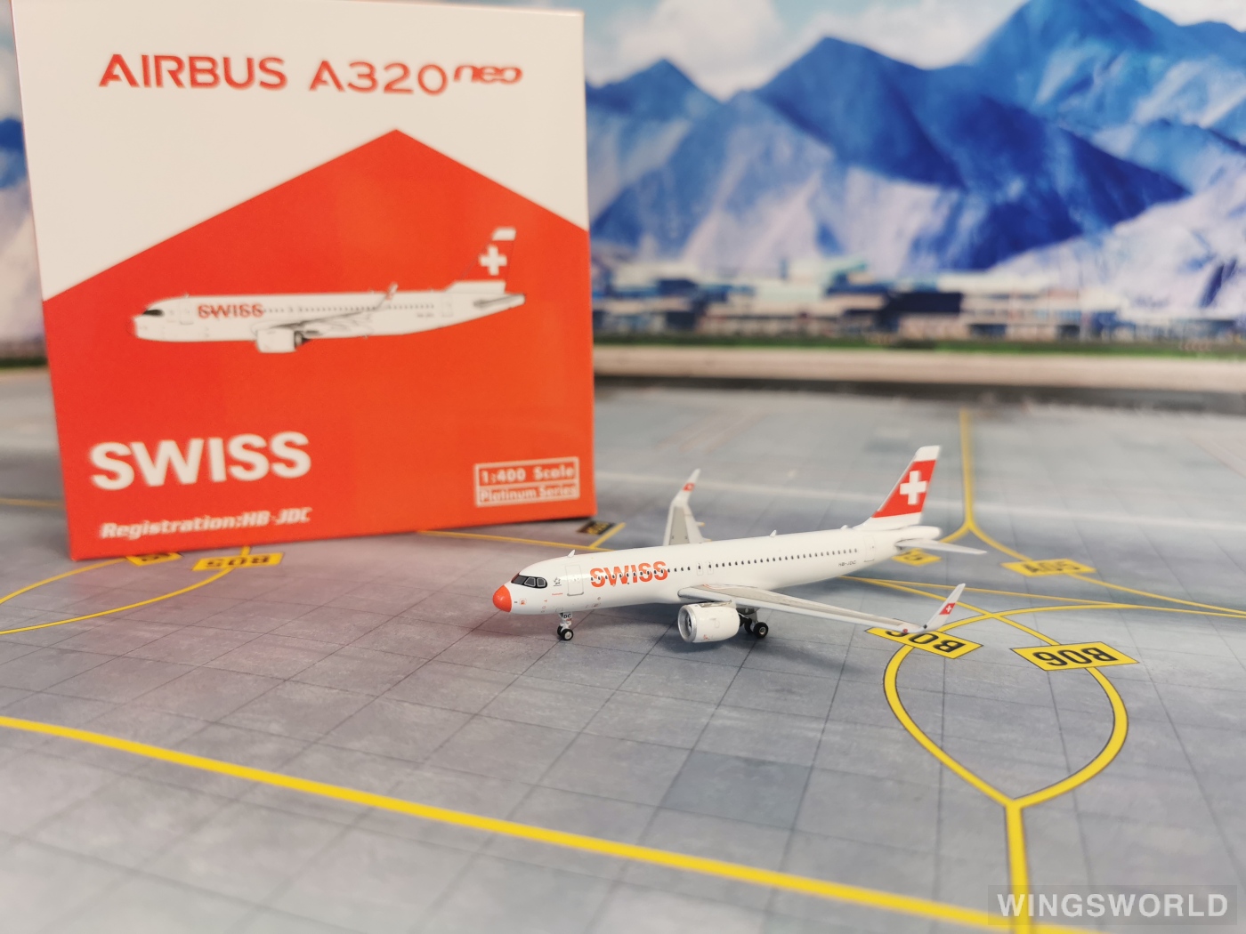 Phoenix 1:400 PH11784 Swiss 瑞士国际航空 Airbus A320neo HB-JDC