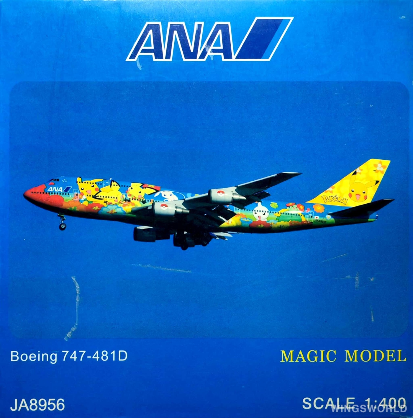 Magic 1:400 6991263605139 ANA 全日空 Boeing 747-400 JA8956
