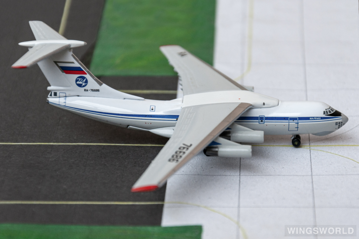 Witty 1:400 WT4I76001 Russian Air Force 俄罗斯空军 Ilyushin Il-76 RA-76686