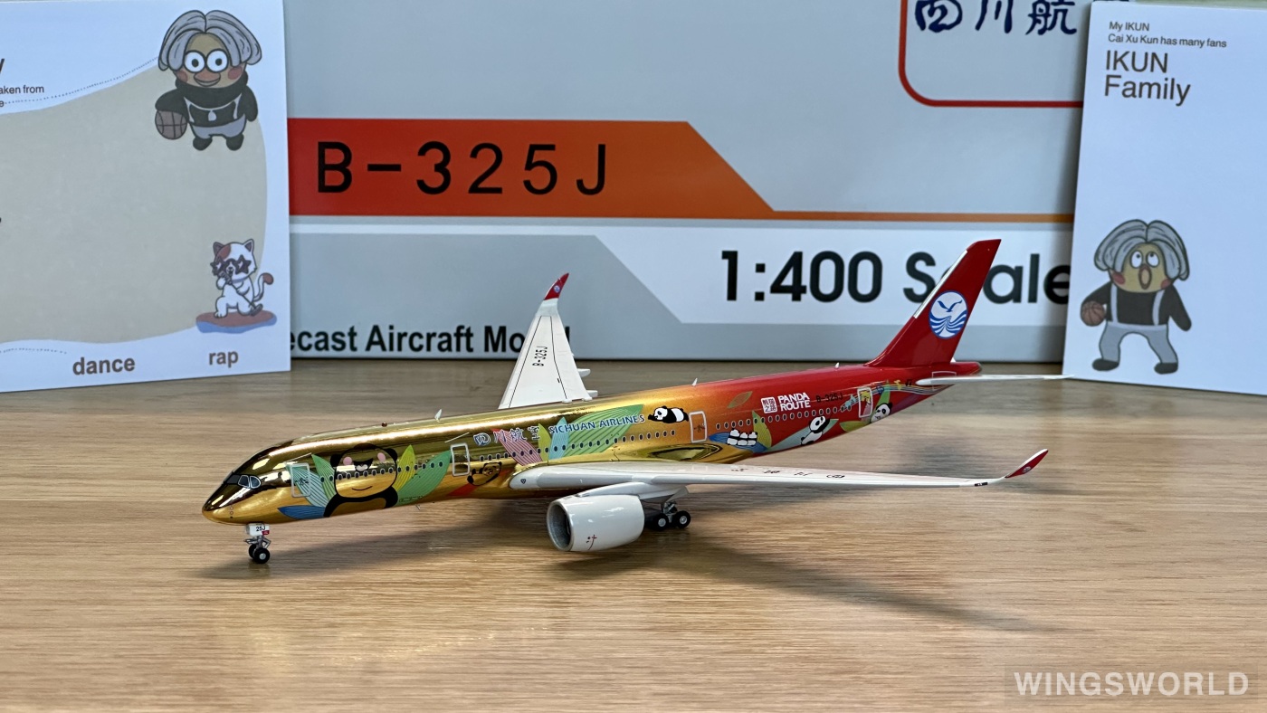Aviation400 1:400 AV4154 Sichuan Airlines 四川航空 Airbus A350-900 B-325J