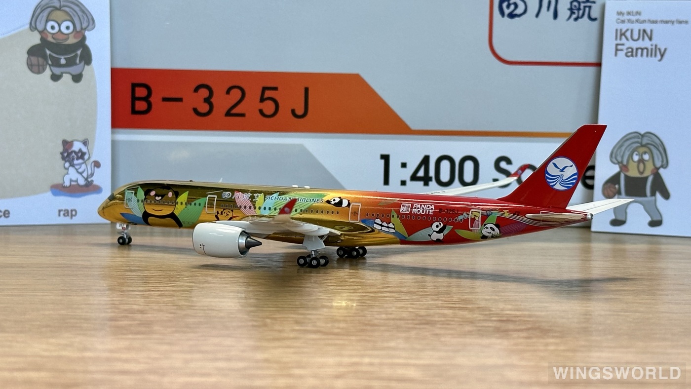 Aviation400 1:400 AV4154 Sichuan Airlines 四川航空 Airbus A350-900 B-325J