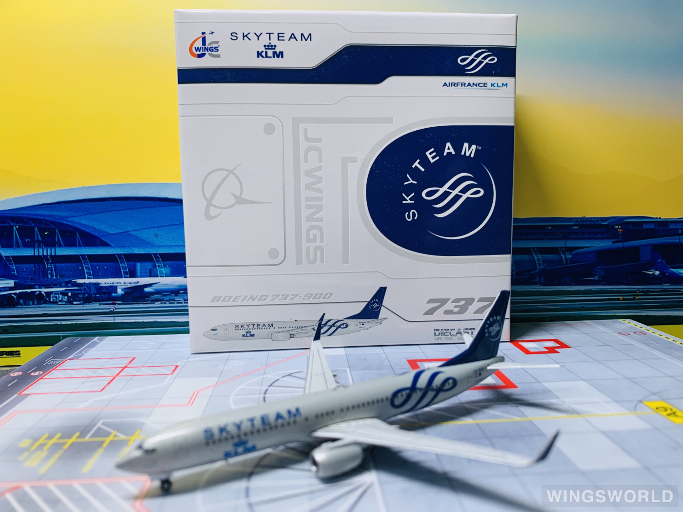 JC Wings 1:400 XX40003 KLM 荷兰皇家航空 Boeing 737-900 PH-BXO