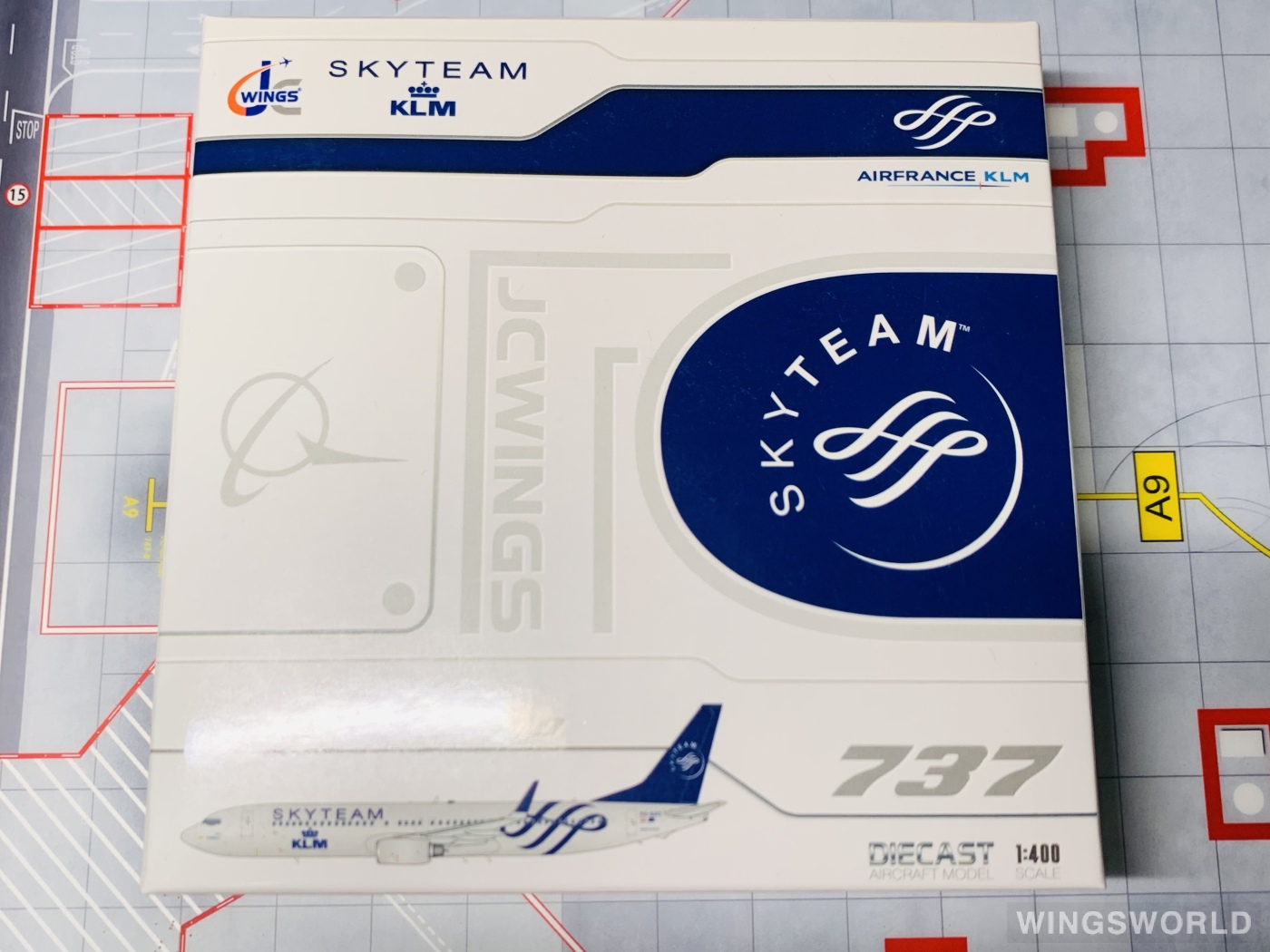 JC Wings 1:400 XX40003 KLM 荷兰皇家航空 Boeing 737-900 PH-BXO