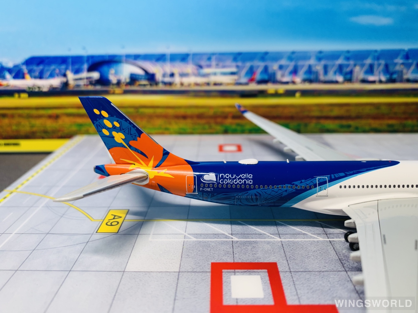 JC Wings 1:400 XX4221 AirCalin 喀里多尼亚航空 Airbus A330-900neo F-ONET