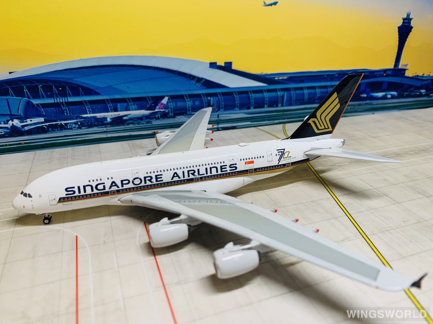 Phoenix 1:400 Airbus A380-800 Singapore Airlines 新加坡航空PH11407