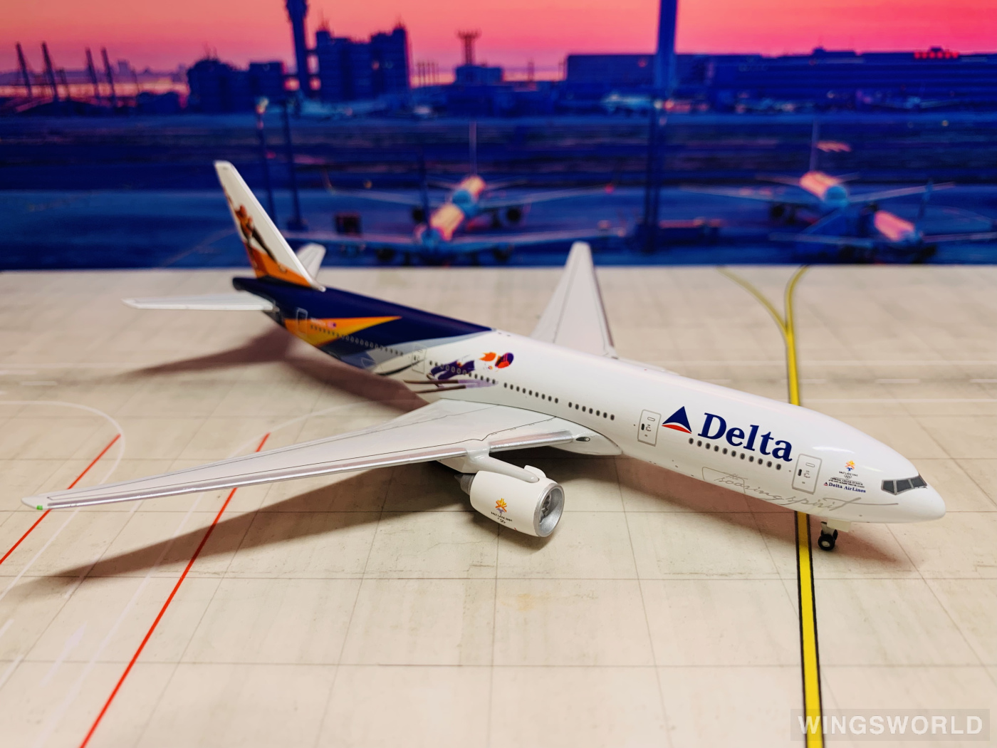 Geminijets 1:400 GJDAL128 Delta Air Lines 达美航空 Boeing 777-200 N864DA