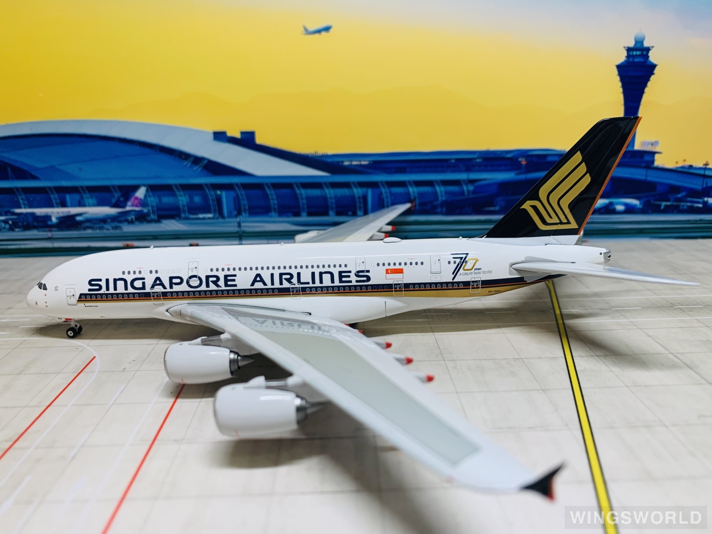 Phoenix 1:400 Airbus A380-800 Singapore Airlines 新加坡航空PH11407
