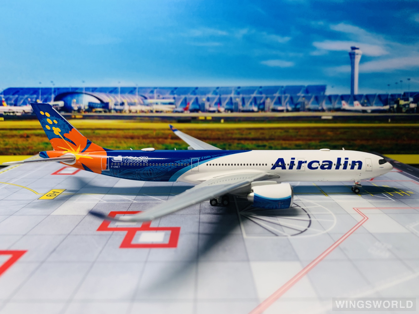 JC Wings 1:400 XX4221 AirCalin 喀里多尼亚航空 Airbus A330-900neo F-ONET