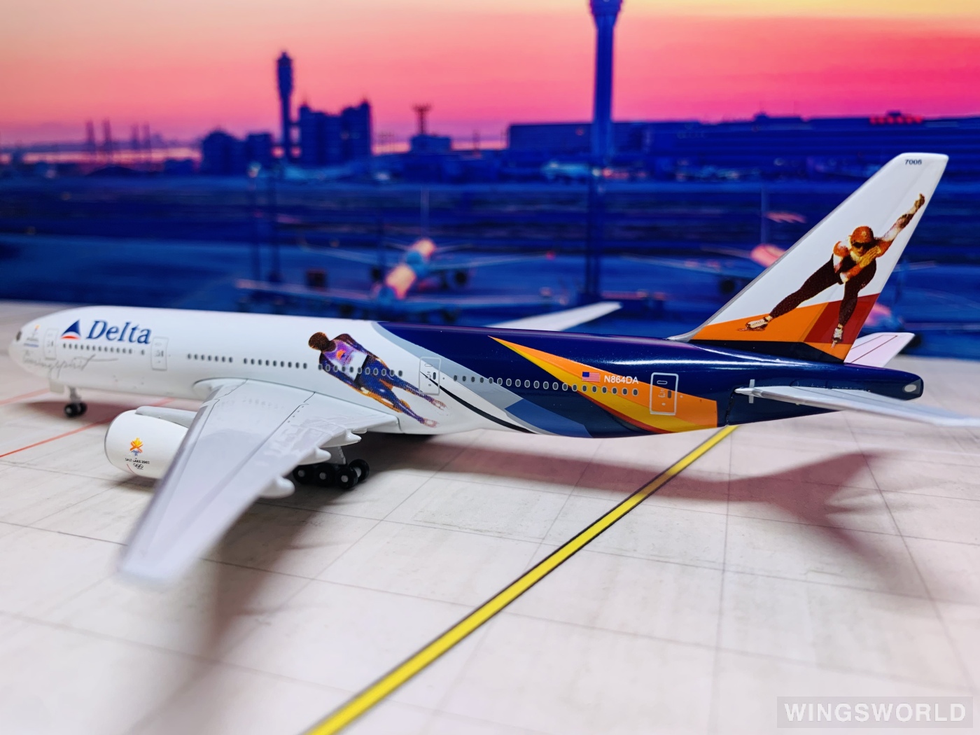 Geminijets 1:400 GJDAL128 Delta Air Lines 达美航空 Boeing 777-200 N864DA