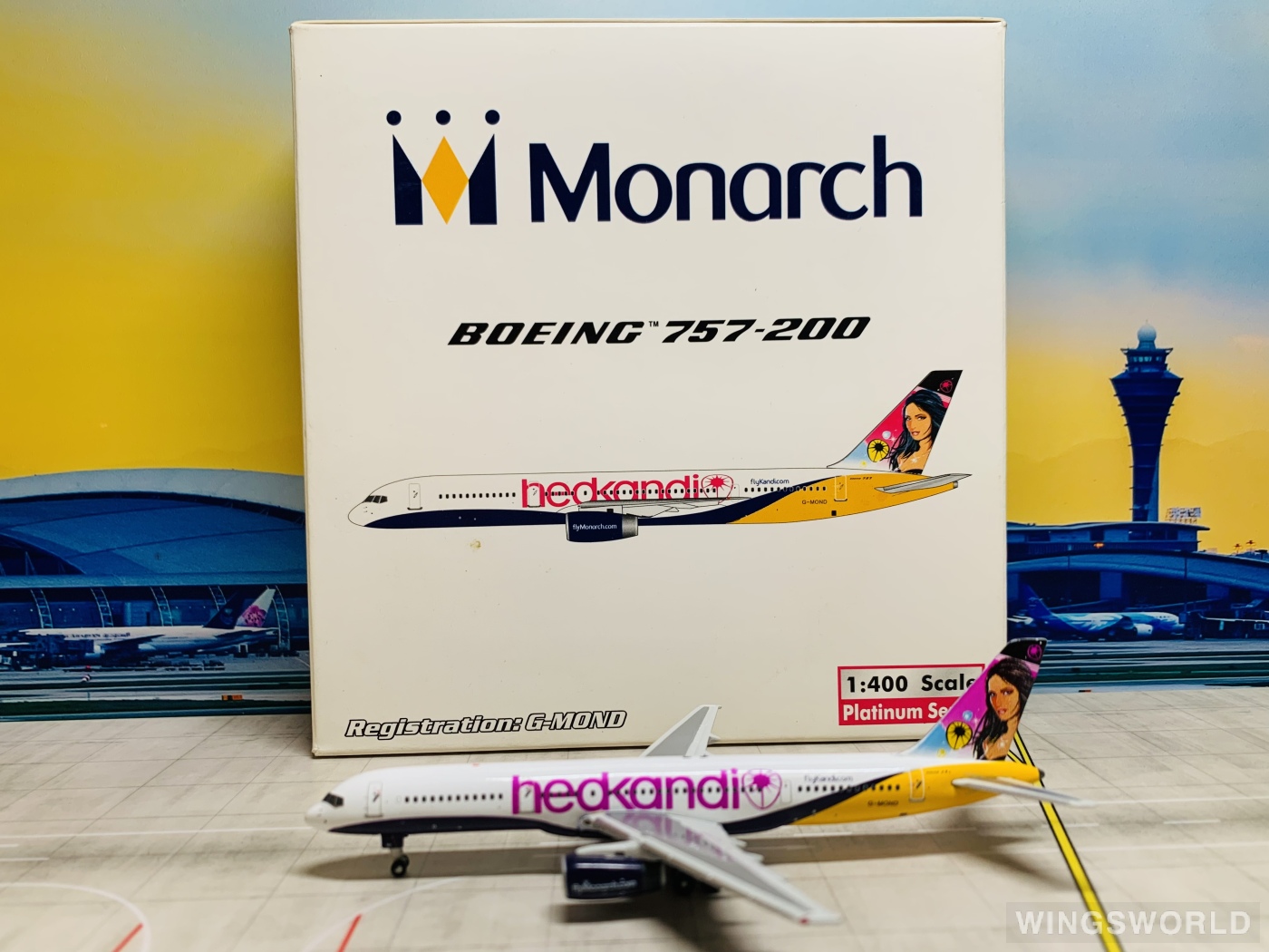 Phoenix 1:400 PH10184 Monarch Airlines 君主航空 Boeing 757-200 G-MOND