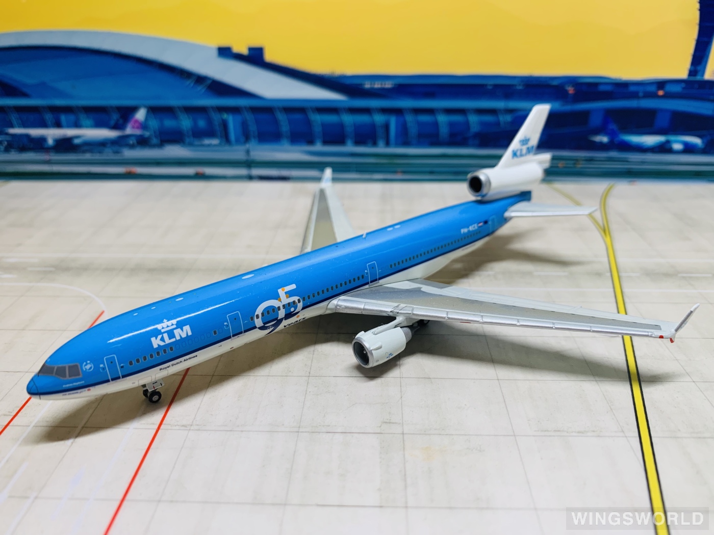 JC Wings 1:400 XX4611 KLM 荷兰皇家航空 McDonnell Douglas MD-11 PH-KCE