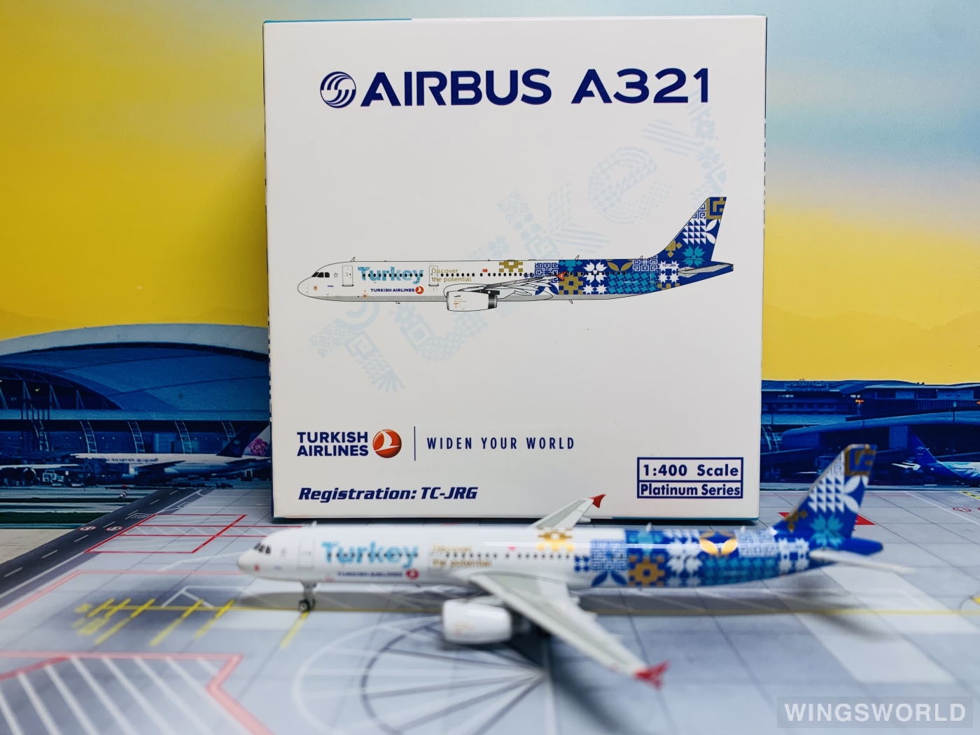 Phoenix 1:400 PH11241 Turkish Airlines 土耳其航空 Airbus A321 TC-JRG