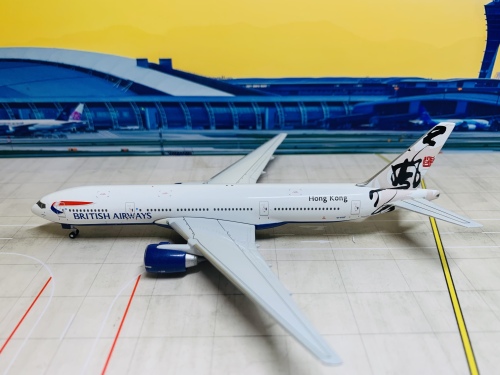 Geminijets 1:400 Boeing 777-200 British Airways 英国航空GJBAW257 G