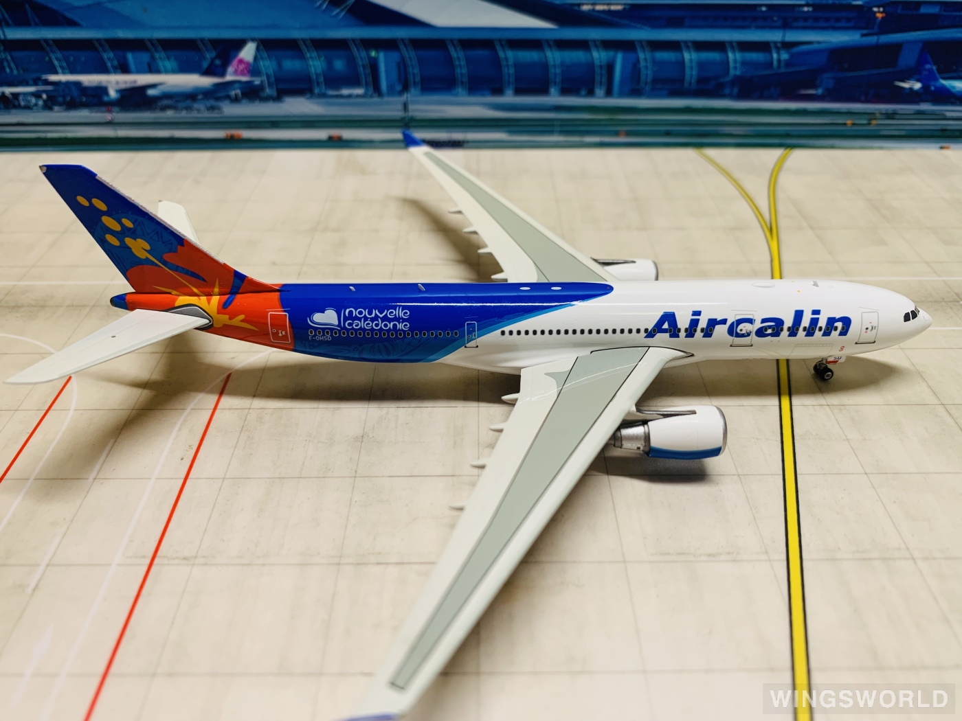 Phoenix 1:400 PH11081 AirCalin 喀里多尼亚航空 Airbus A330-200 F-OHSD