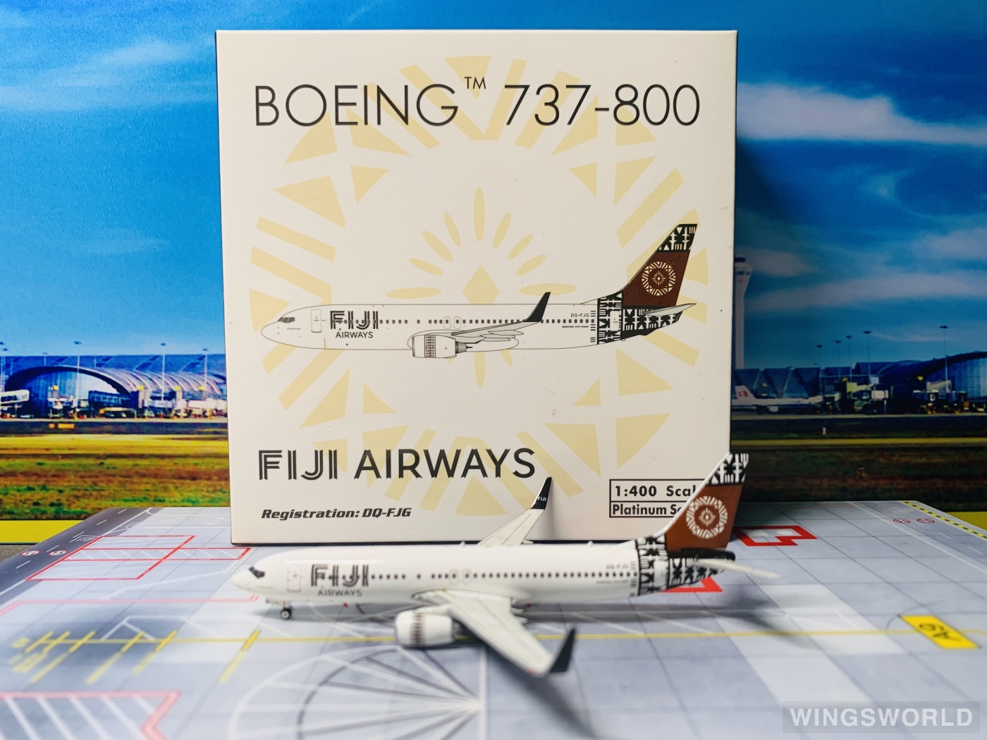 Phoenix 1:400 PH10904 Fiji Airways 斐济航空 Boeing 737-800 DQ-FJG