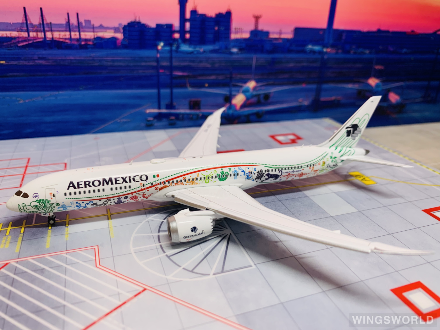 JC Wings 1:400 LH4019A Aeroméxico 墨西哥国际航空 Boeing 787-9 XA-ADL