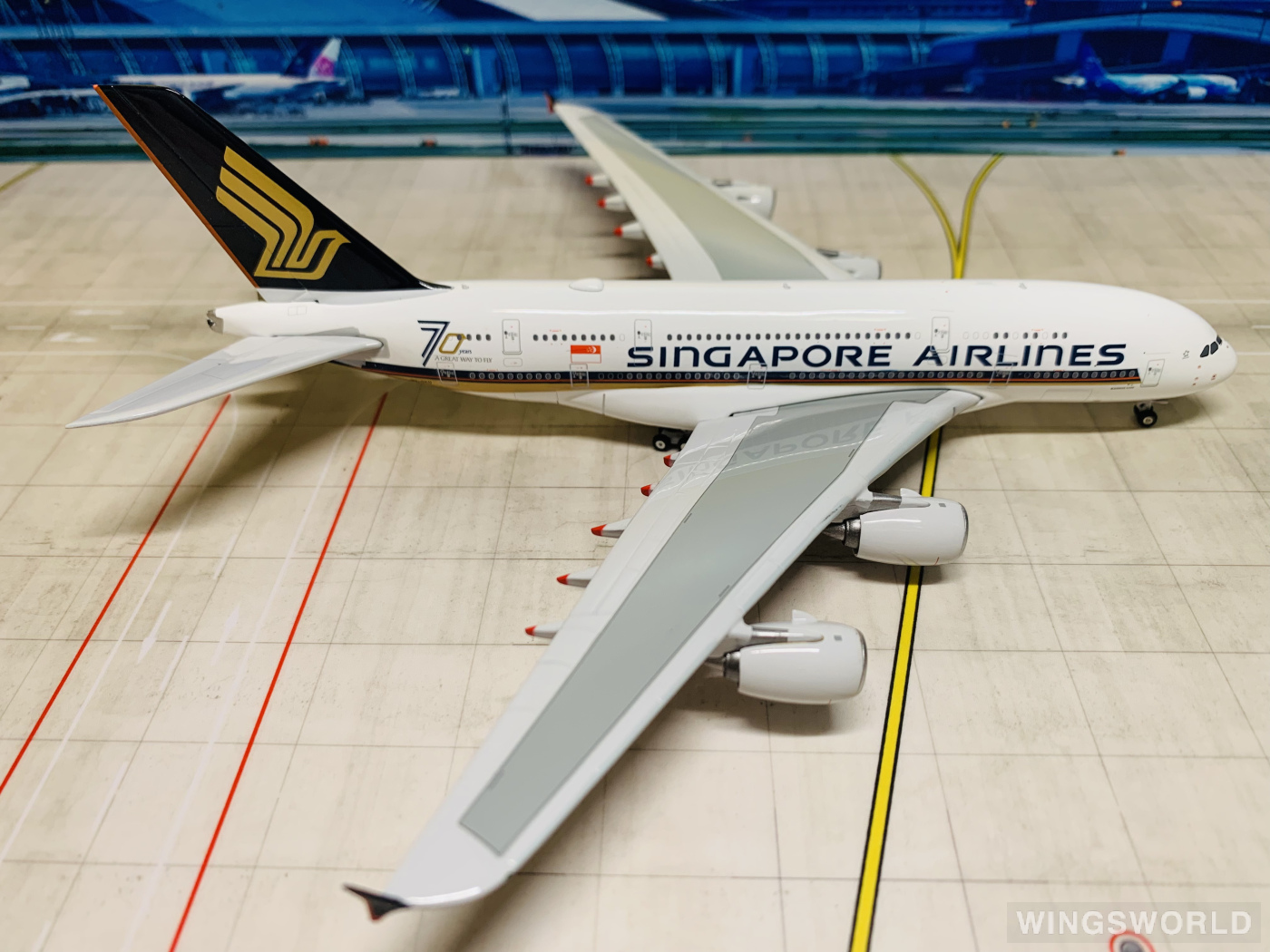 Phoenix 1:400 PH11407 Singapore Airlines 新加坡航空 Airbus A380-800 9V-SKU