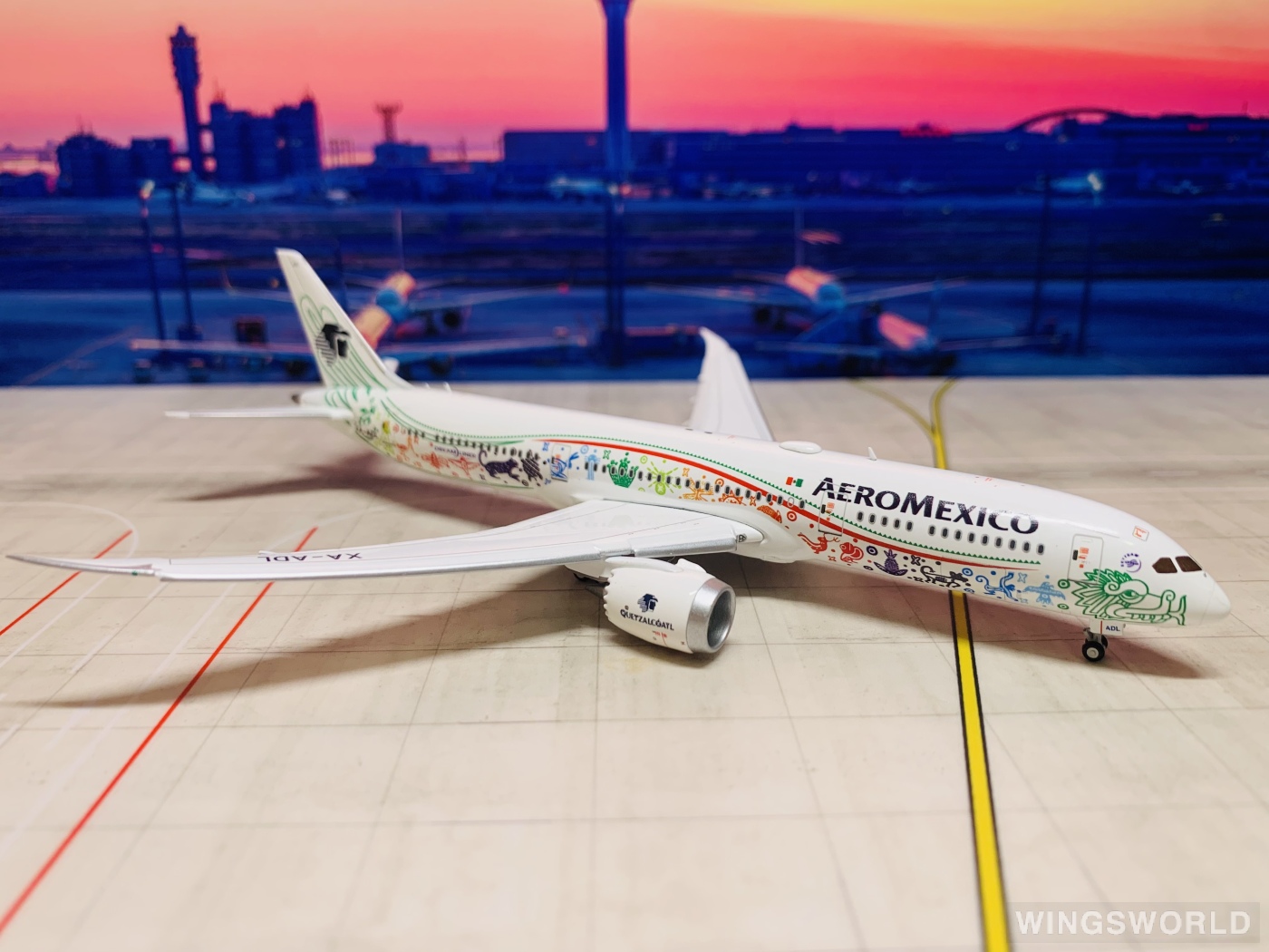 JC Wings 1:400 LH4019A Aeroméxico 墨西哥国际航空 Boeing 787-9 XA-ADL