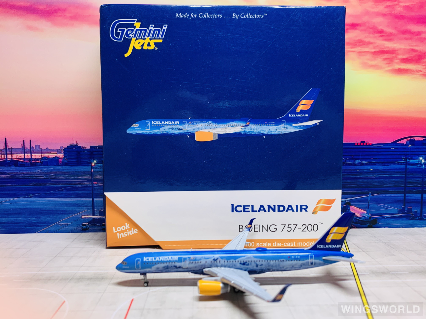 Geminijets 1:400 GJICE1672 Icelandair 冰岛航空 Boeing 757-200 TF-FIR