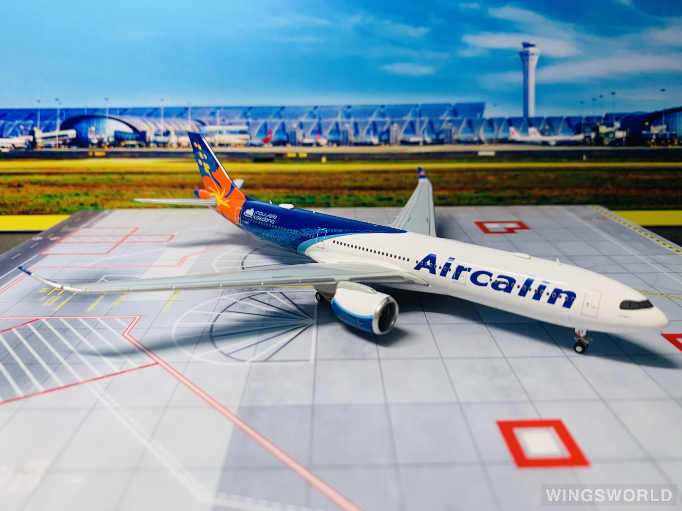 JC Wings 1:400 XX4221 AirCalin 喀里多尼亚航空 Airbus A330-900neo F-ONET