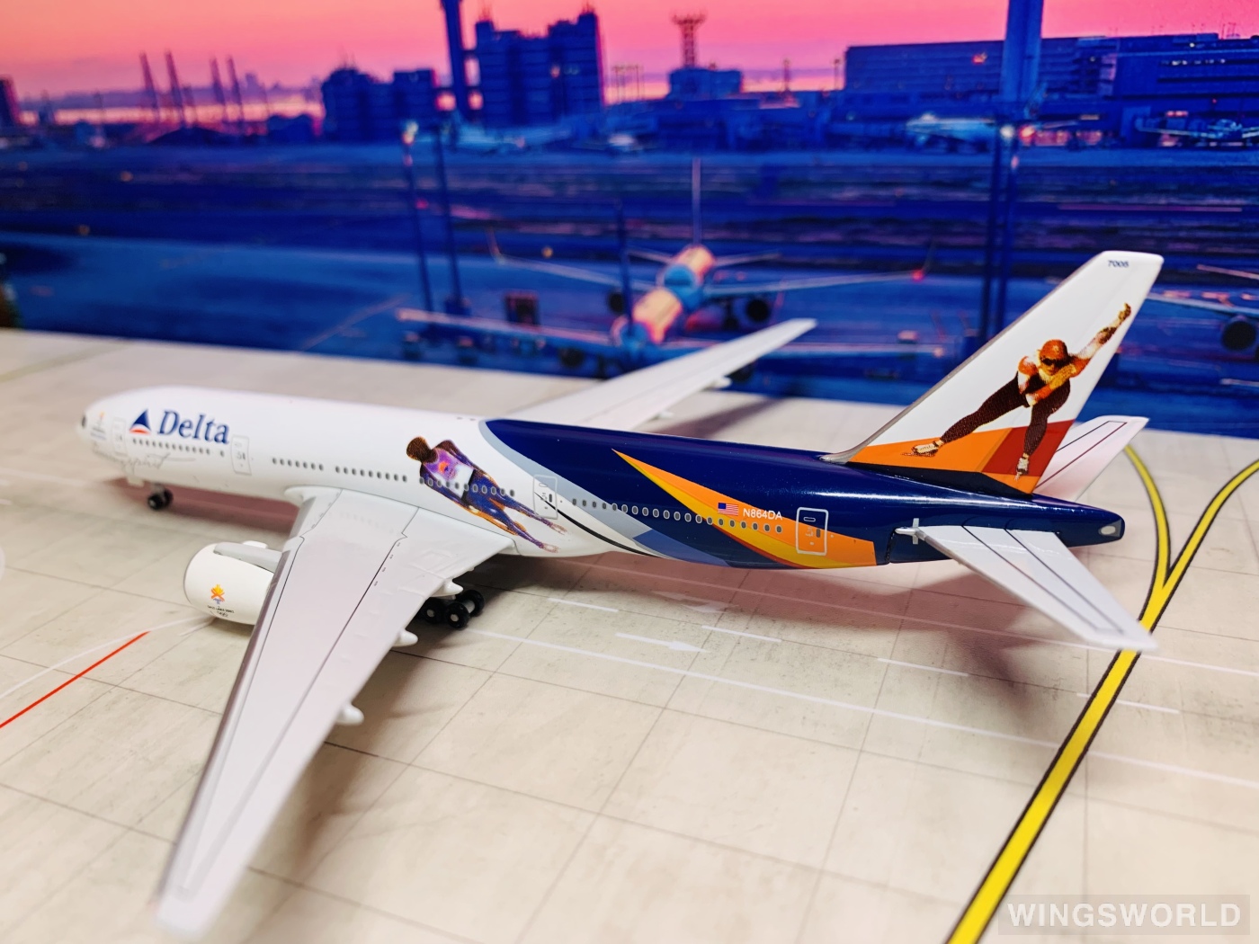Geminijets 1:400 GJDAL128 Delta Air Lines 达美航空 Boeing 777-200 N864DA