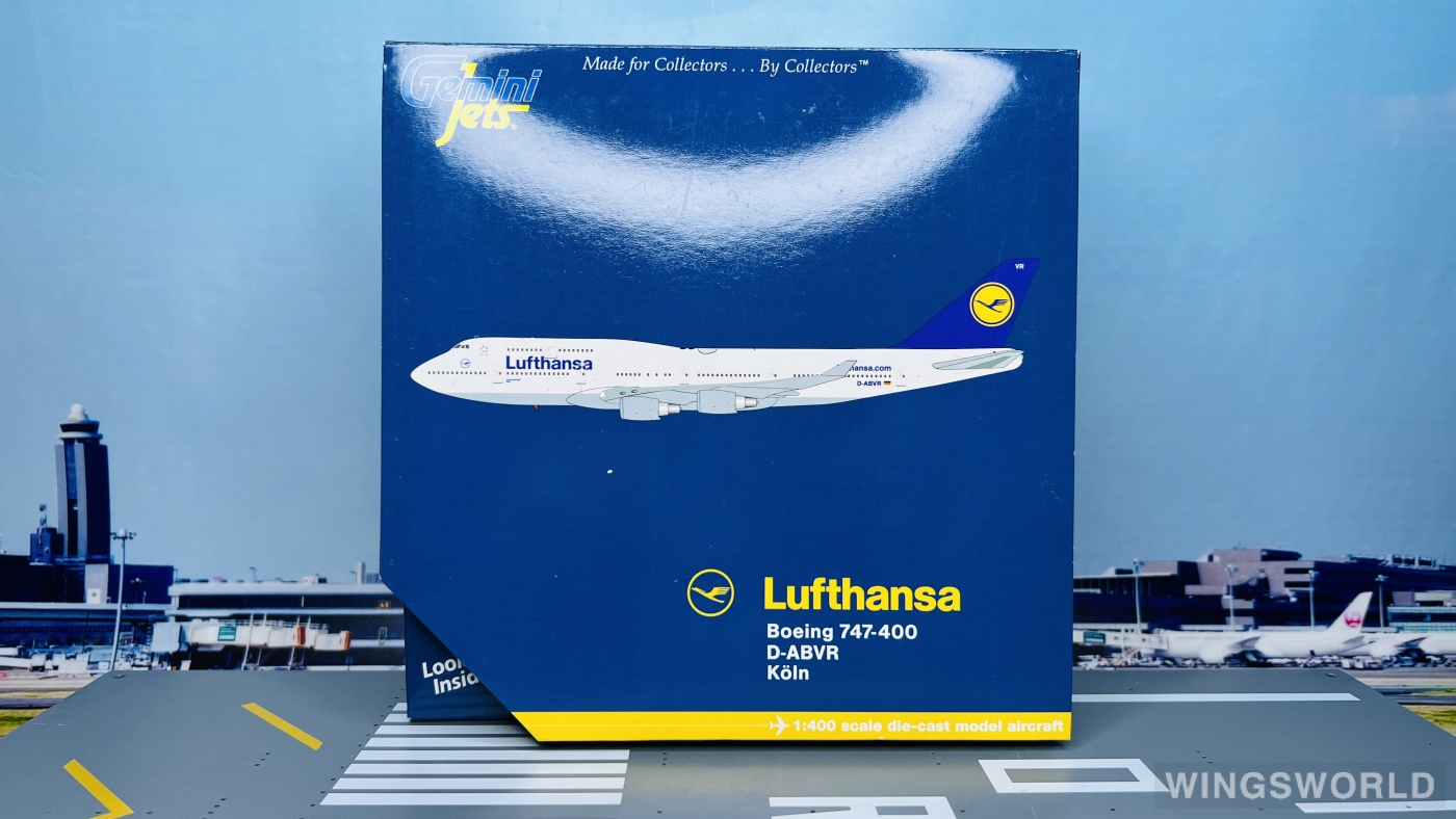 Geminijets 1:400 GJDLH1212 Lufthansa 汉莎航空 Boeing 747-400 D-ABVR