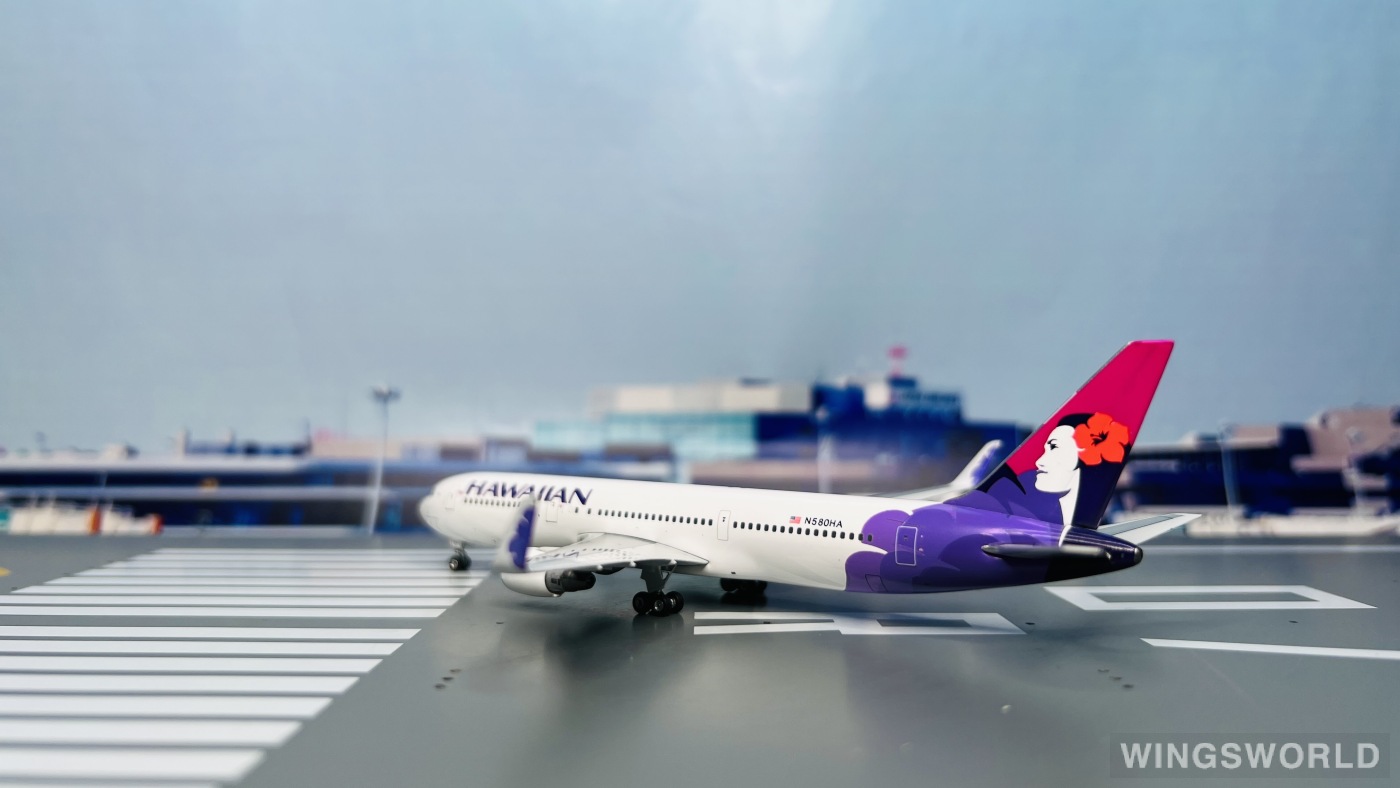 Geminijets 1:400 GJHAL1030 Hawaiian Airlines 夏威夷航空 Boeing 767-300 N580HA