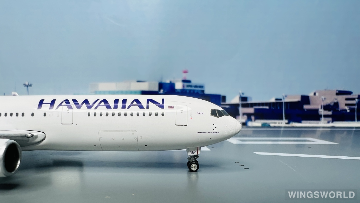 Geminijets 1:400 GJHAL1030 Hawaiian Airlines 夏威夷航空 Boeing 767-300 N580HA