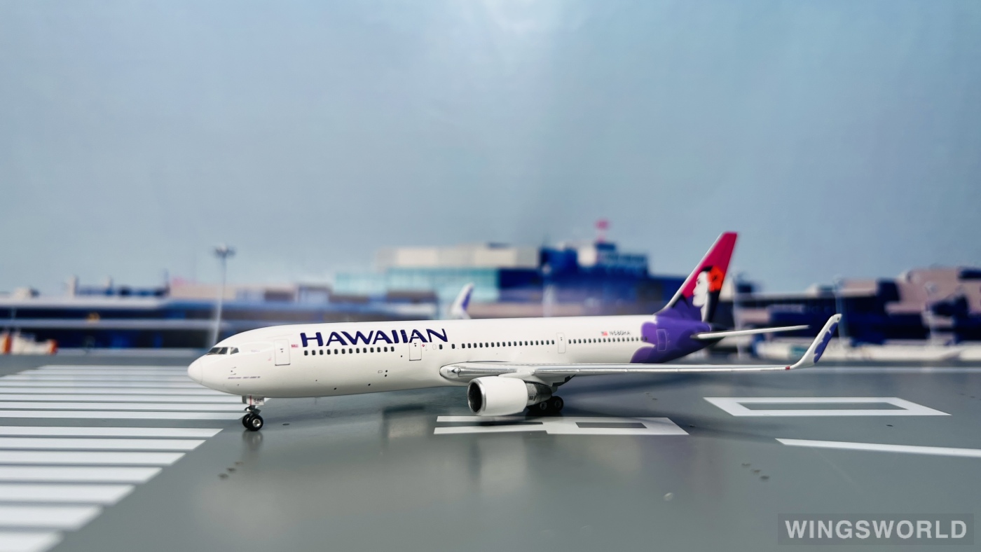 Geminijets 1:400 GJHAL1030 Hawaiian Airlines 夏威夷航空 Boeing 767-300 N580HA