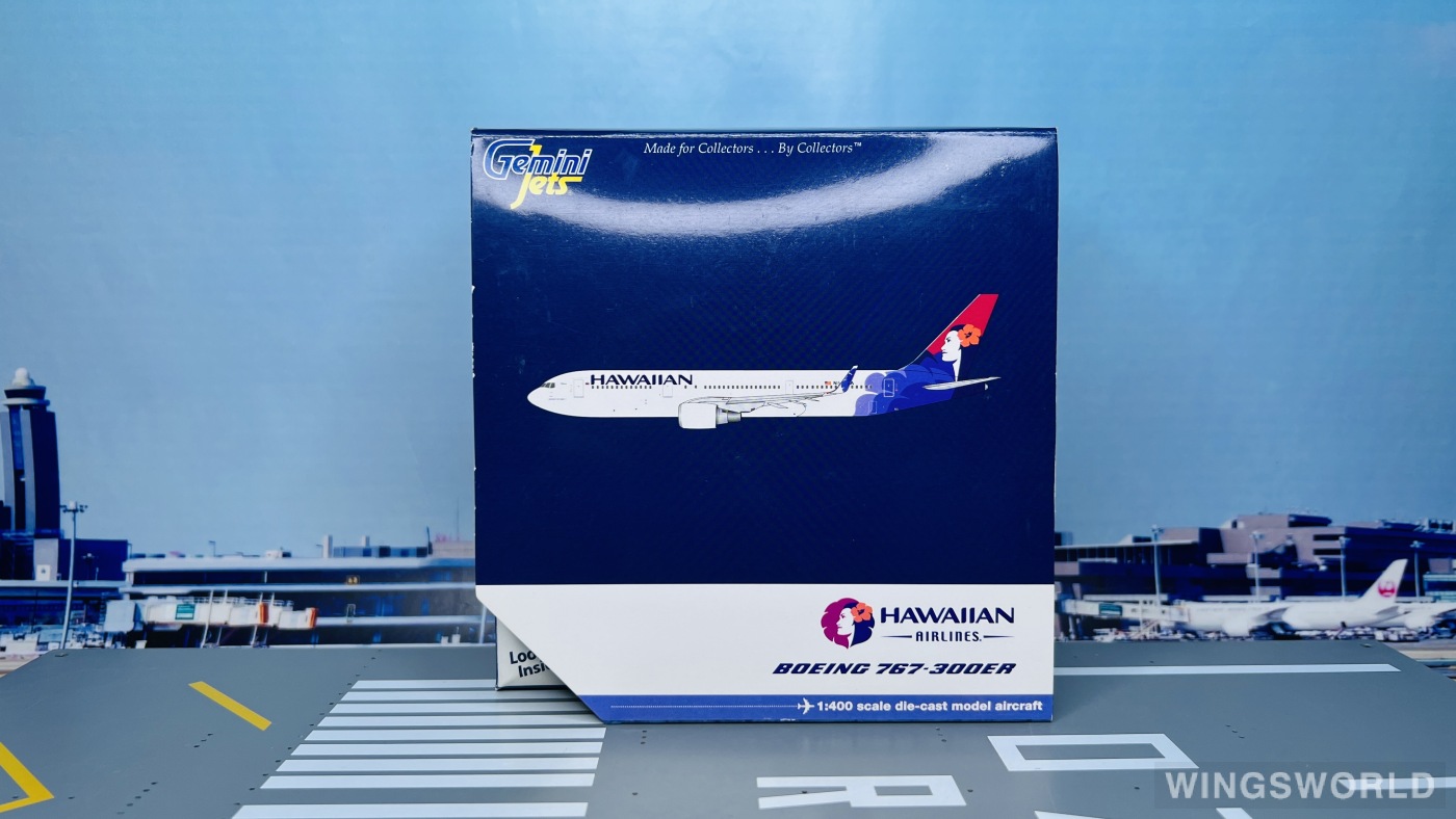 Geminijets 1:400 GJHAL1030 Hawaiian Airlines 夏威夷航空 Boeing 767-300 N580HA