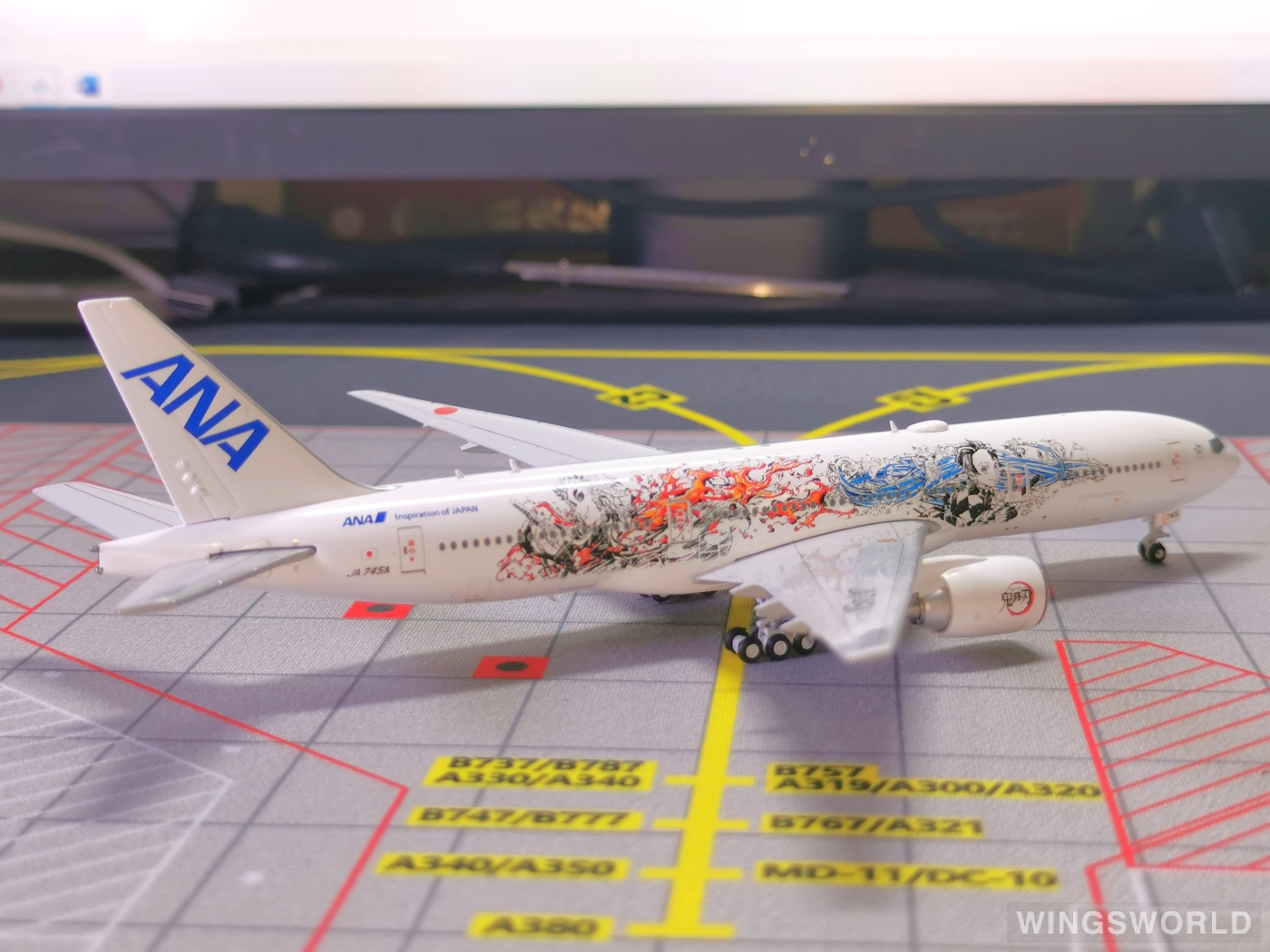 JC Wings 1:400 Boeing 777-200ER ANA 全日空SA4015 JA745A 的照片作者 