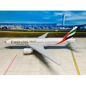 Emirates 阿联酋航空 Boeing 777-200 A6-EWE 2000s colors. With rolling gears. GJUAE1352 Geminijets 1:400