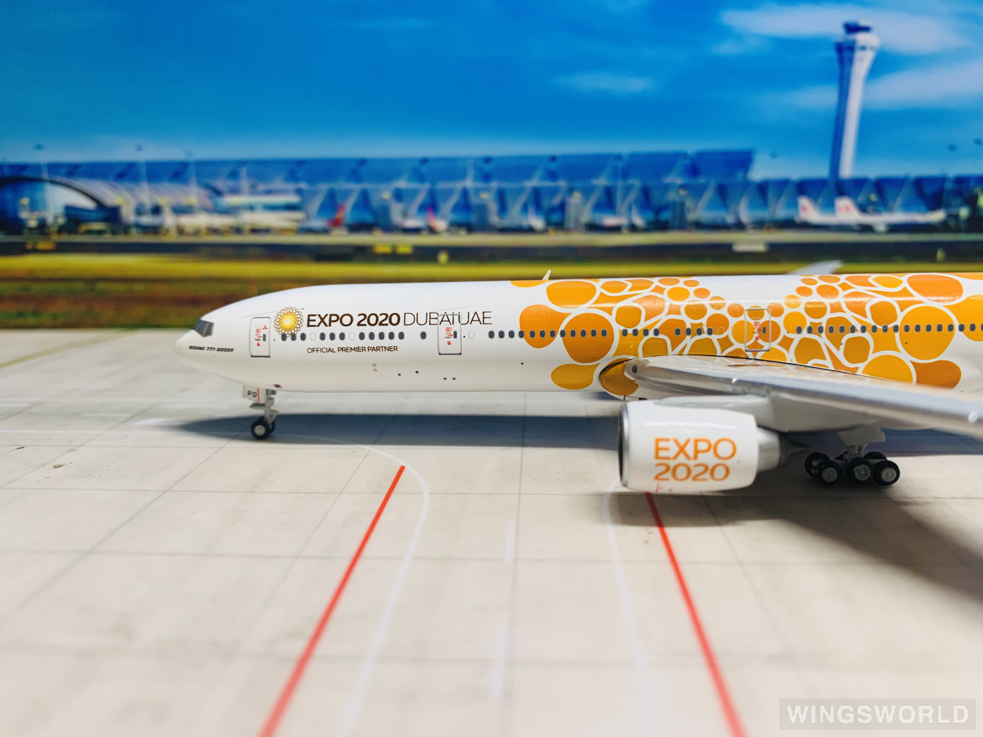 Geminijets 1:400 GJUAE1816 Emirates 阿联酋航空 Boeing 777-300 A6-EPO