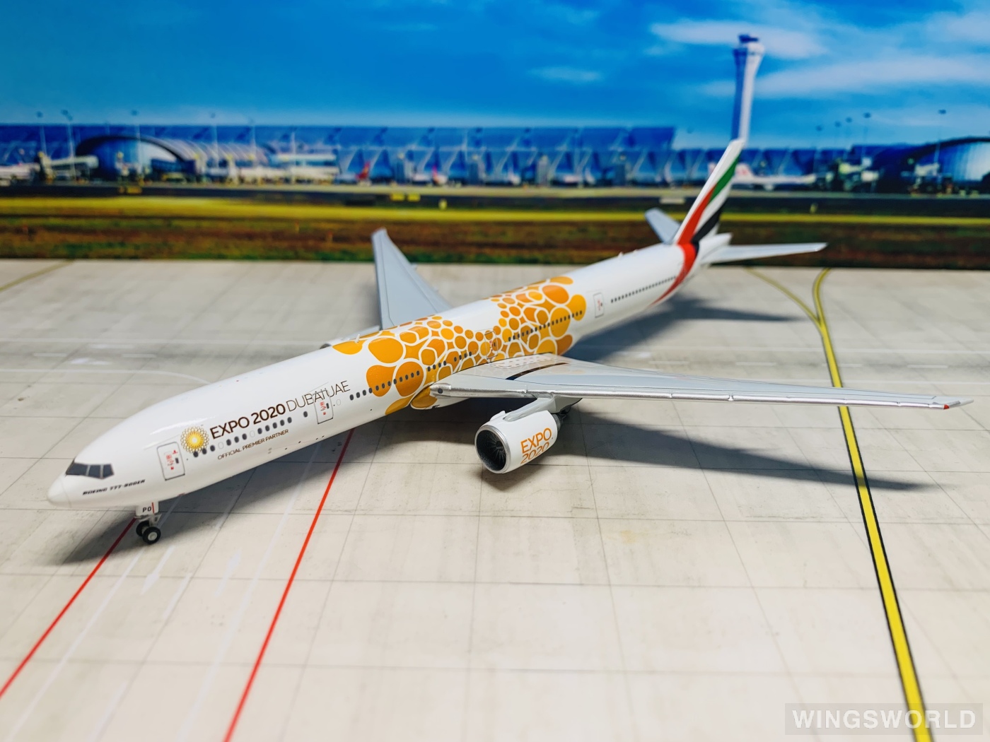 Geminijets 1:400 GJUAE1816 Emirates 阿联酋航空 Boeing 777-300 A6-EPO