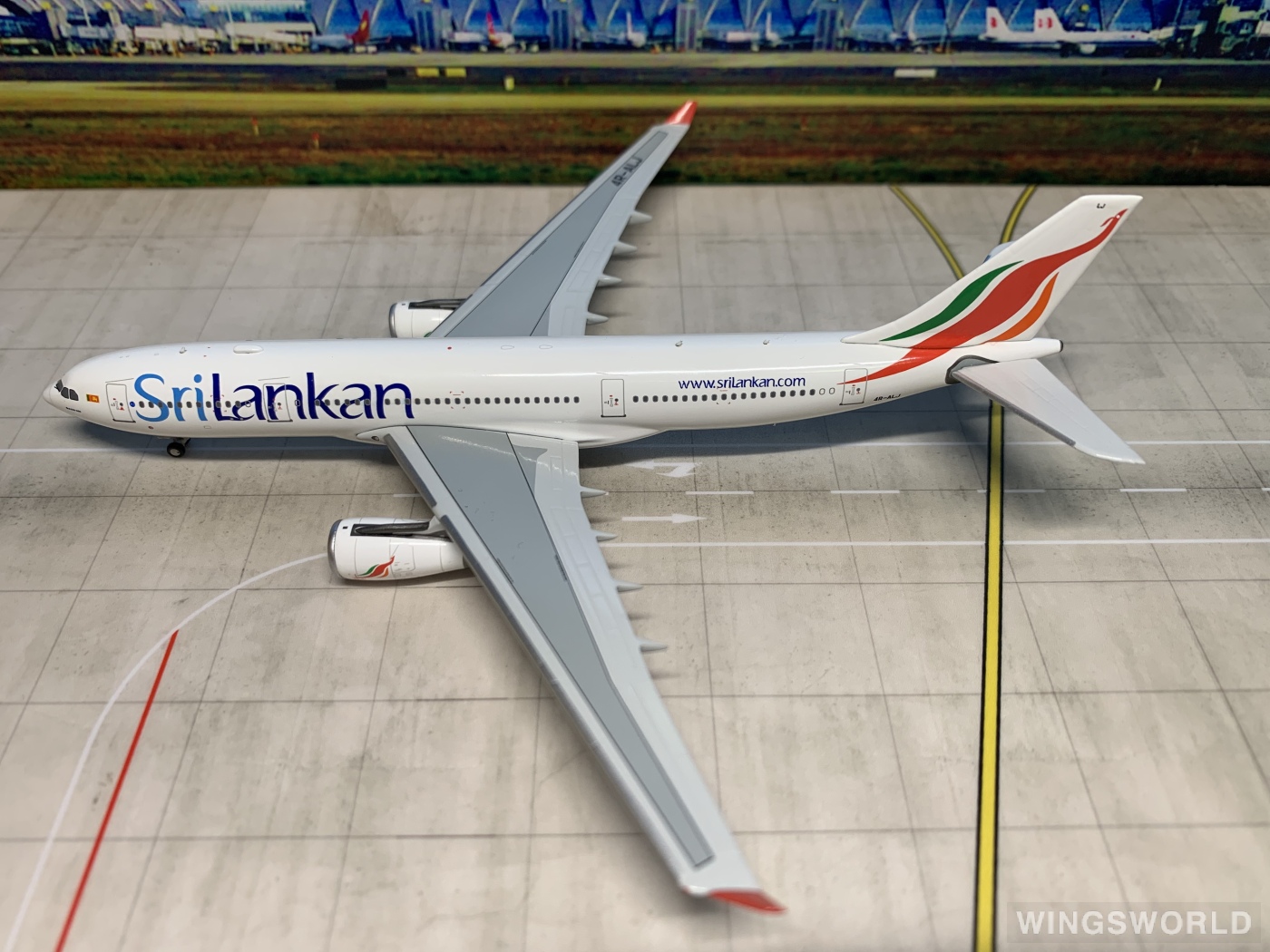 NGmodels 1:400 NG61008 SriLankan Airlines 斯里兰卡航空 Airbus A330-200 4R-ALJ