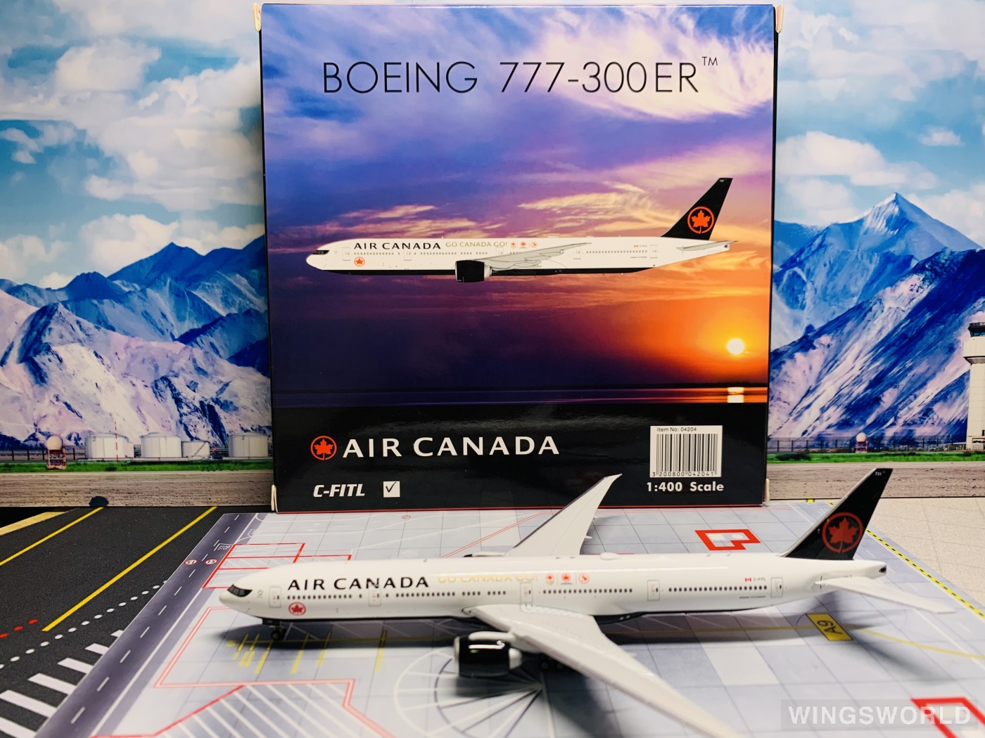 Phoenix 1:400 PH04204 Air Canada 加拿大航空 Boeing 777-300 C-FITL