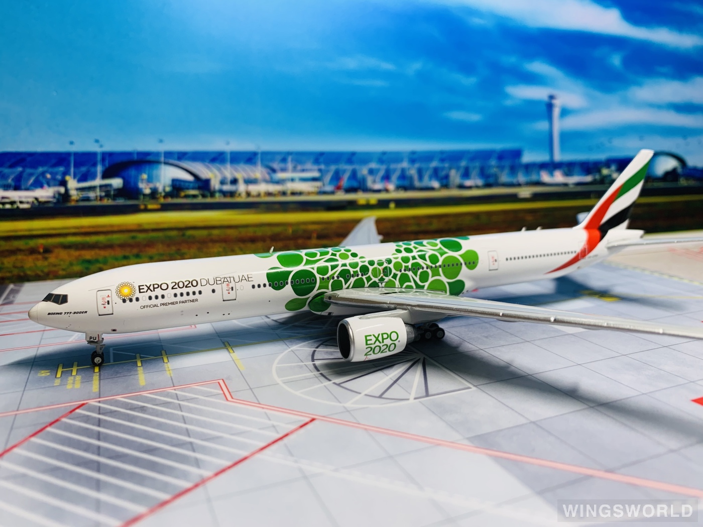 Geminijets 1:400 GJUAE1817 Emirates 阿联酋航空 Boeing 777-300ER A6-EPU
