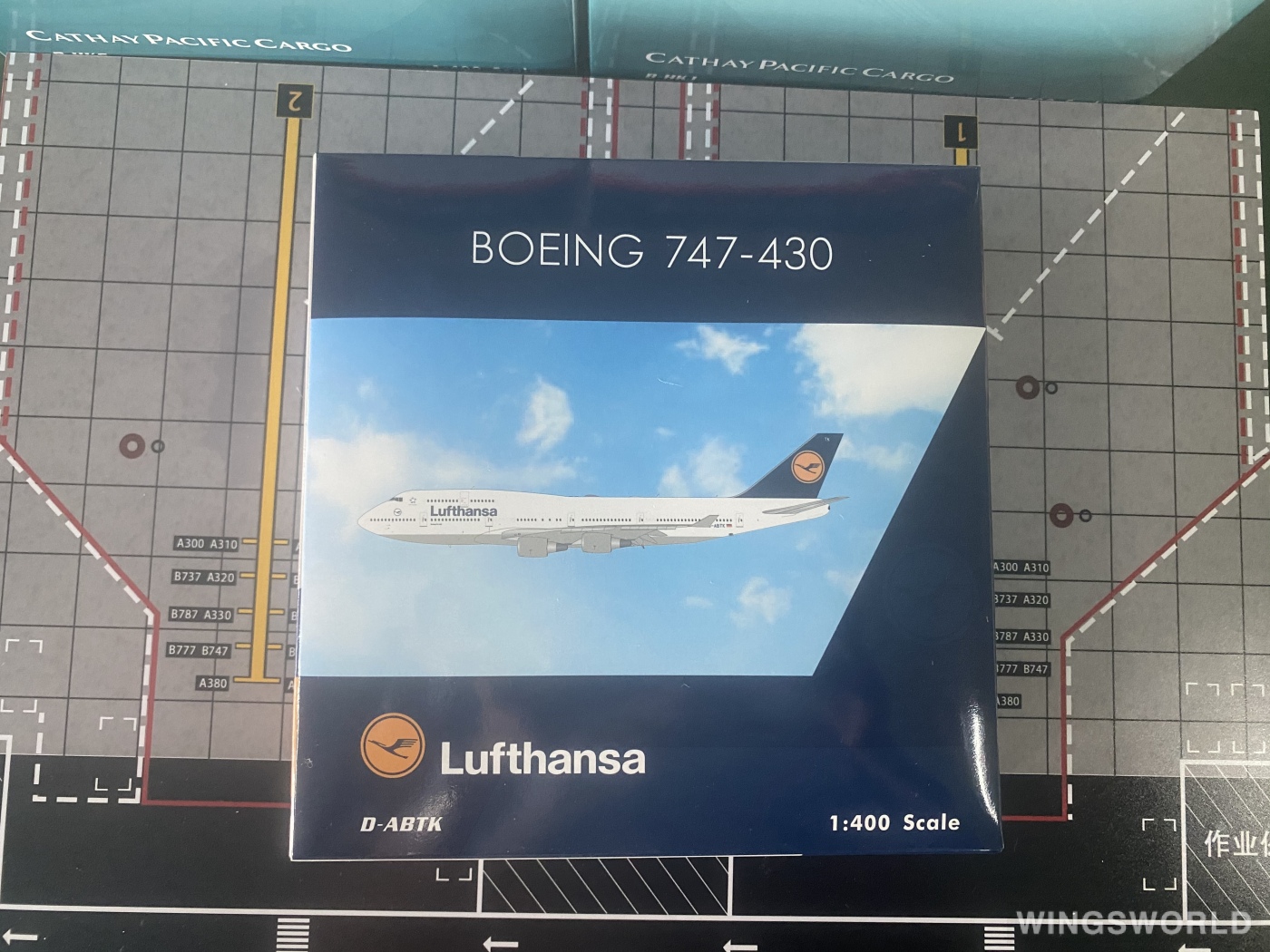 Phoenix 1:400 PH04536 Lufthansa 汉莎航空 Boeing 747-400 D-ABTK