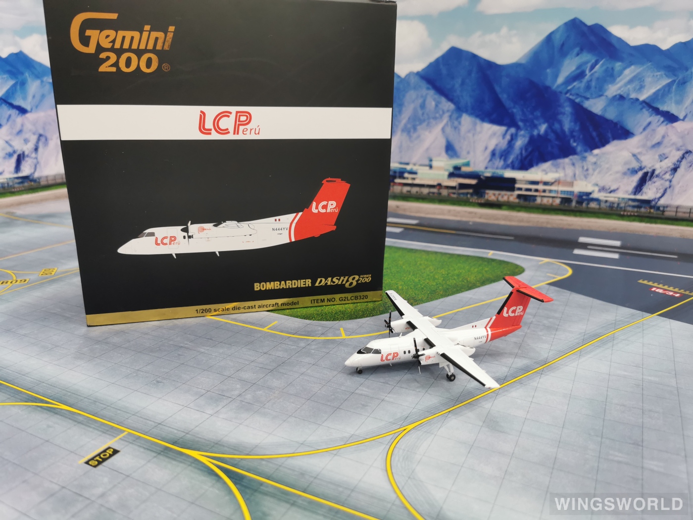 Geminijets 1:200 G2LCB320 LC Perú LC 秘鲁航空 Bombardier Dash 8-200 N444YV