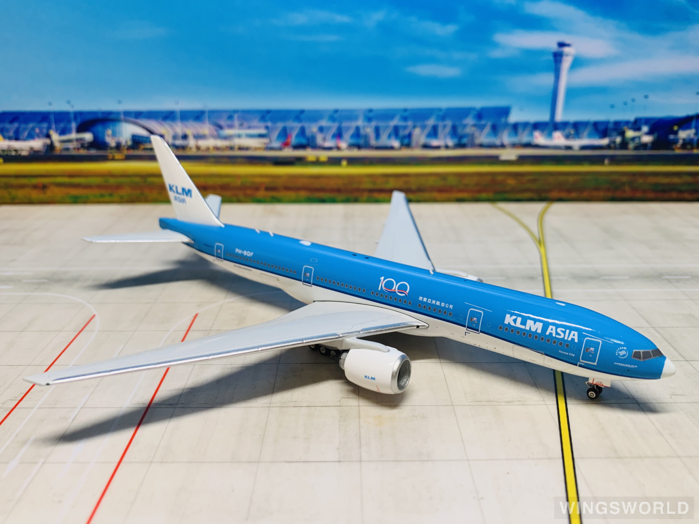 Phoenix 1:400 PH11564 KLM 荷兰皇家航空 Boeing 777-200 PH-BQF