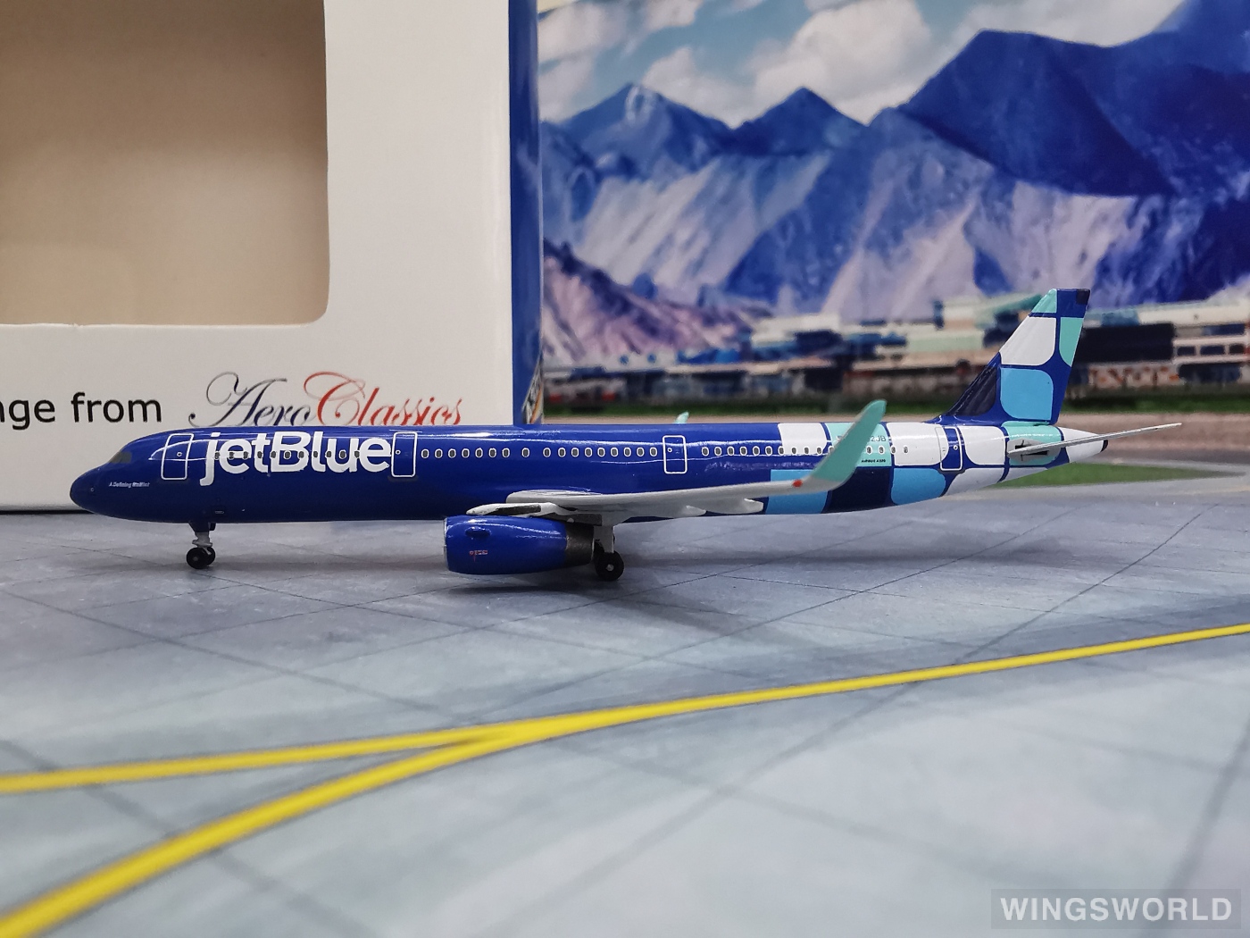 AeroClassics 1:400 AC411269 JetBlue 捷蓝航空 Airbus A321 N982JB