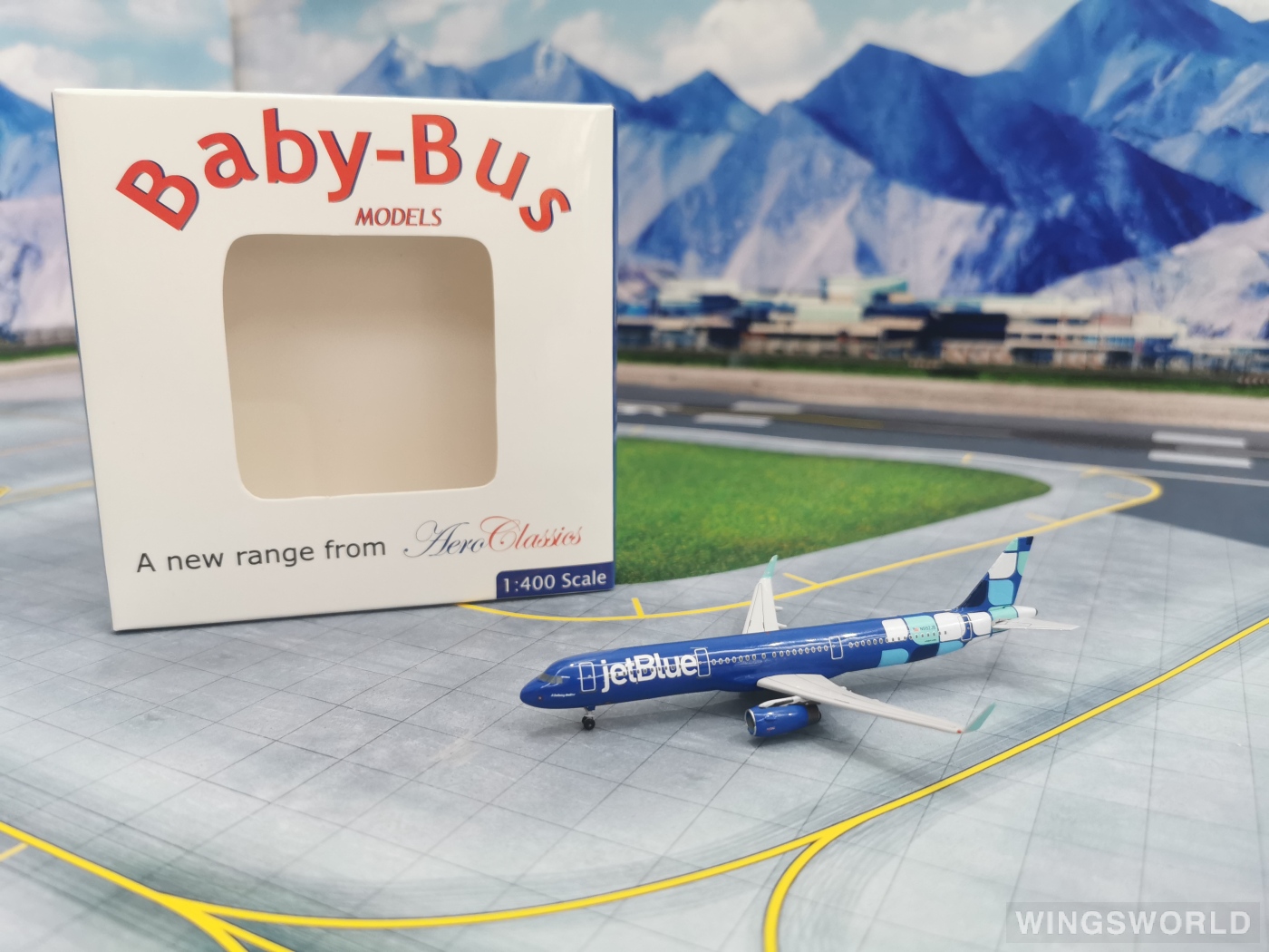 AeroClassics 1:400 AC411269 JetBlue 捷蓝航空 Airbus A321 N982JB