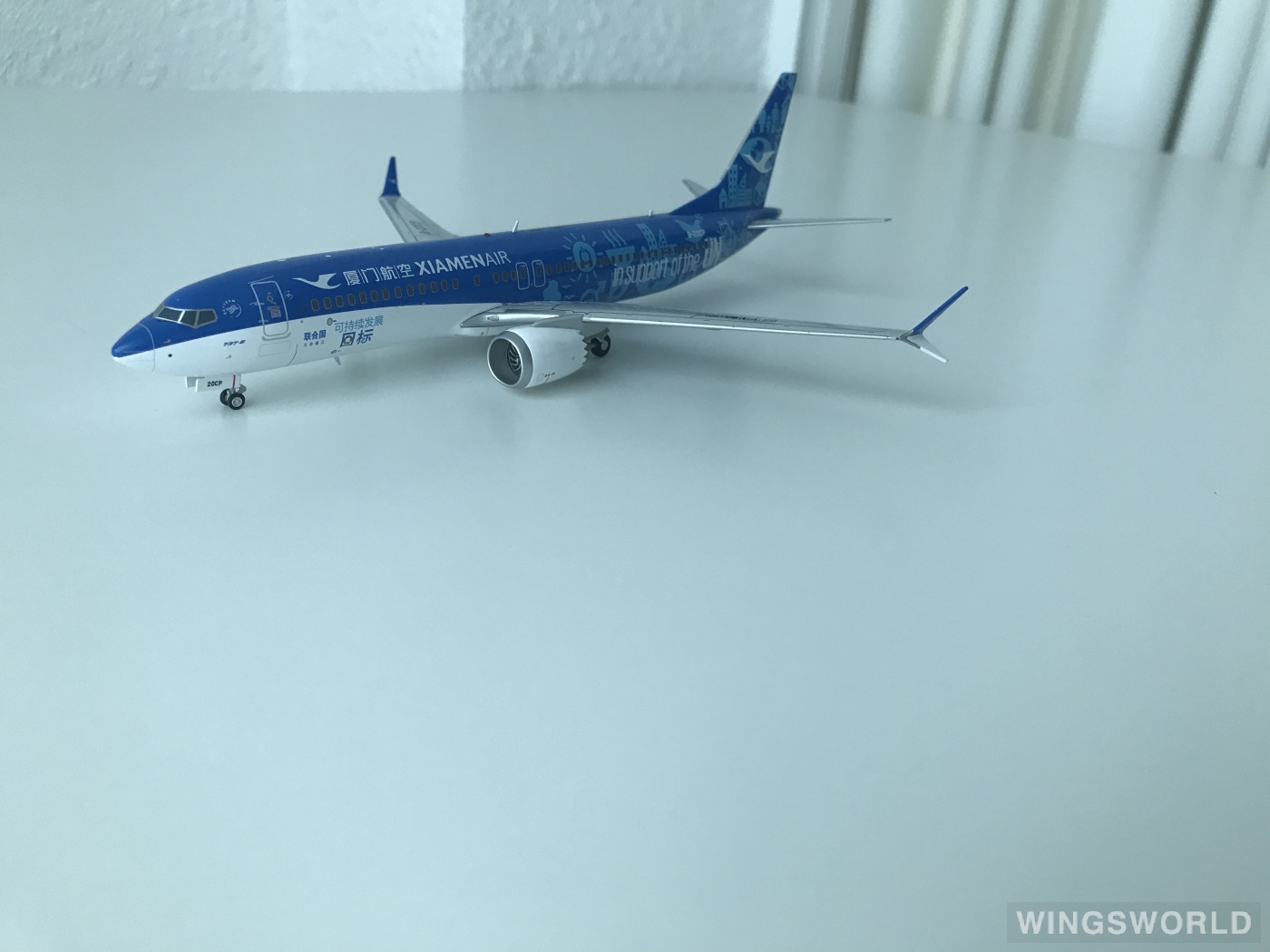 JC Wings 1:200 XX20044 XiamenAir 厦门航空 Boeing 737 MAX 8 B-20CP